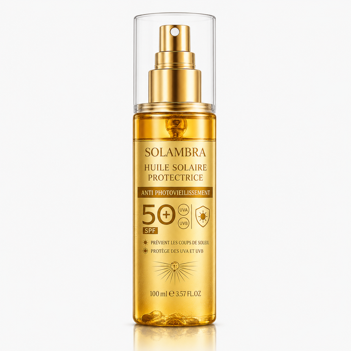 Huile Solaire Éclat SPF50